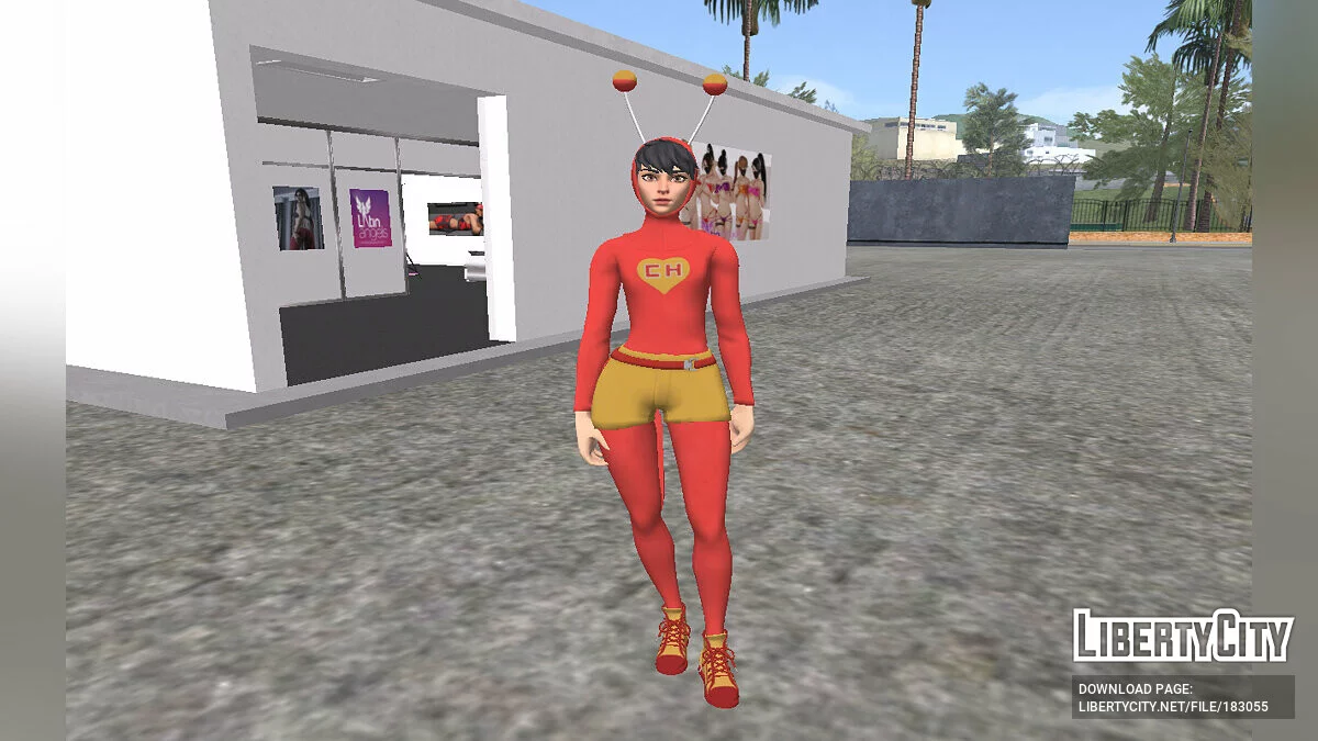 Heroína Colorada de Fortnite / GTA San Andreas