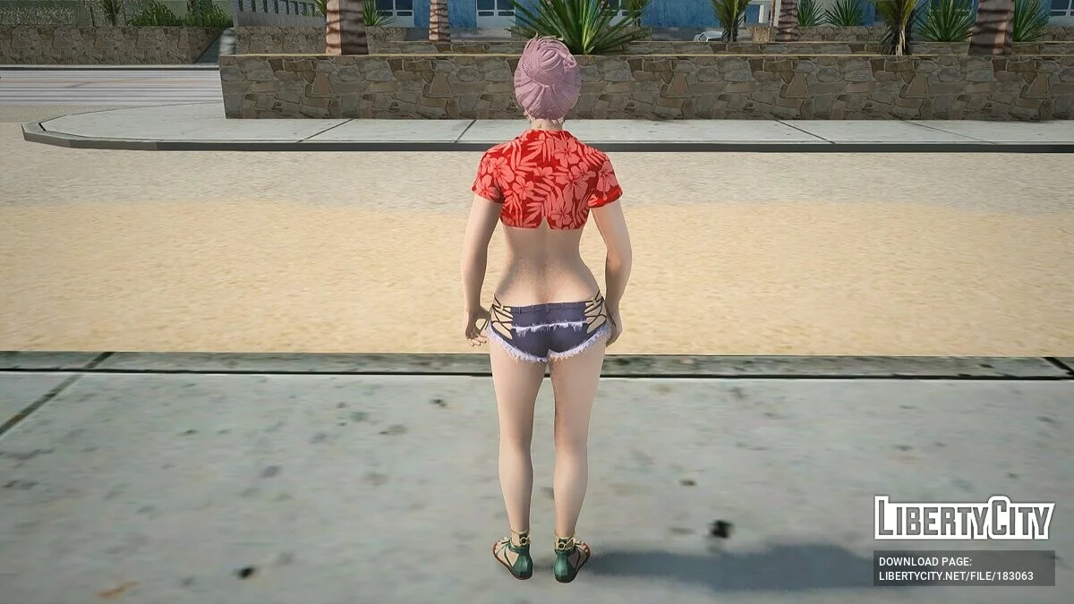 Элиза в сексуальном наряде / GTA San Andreas