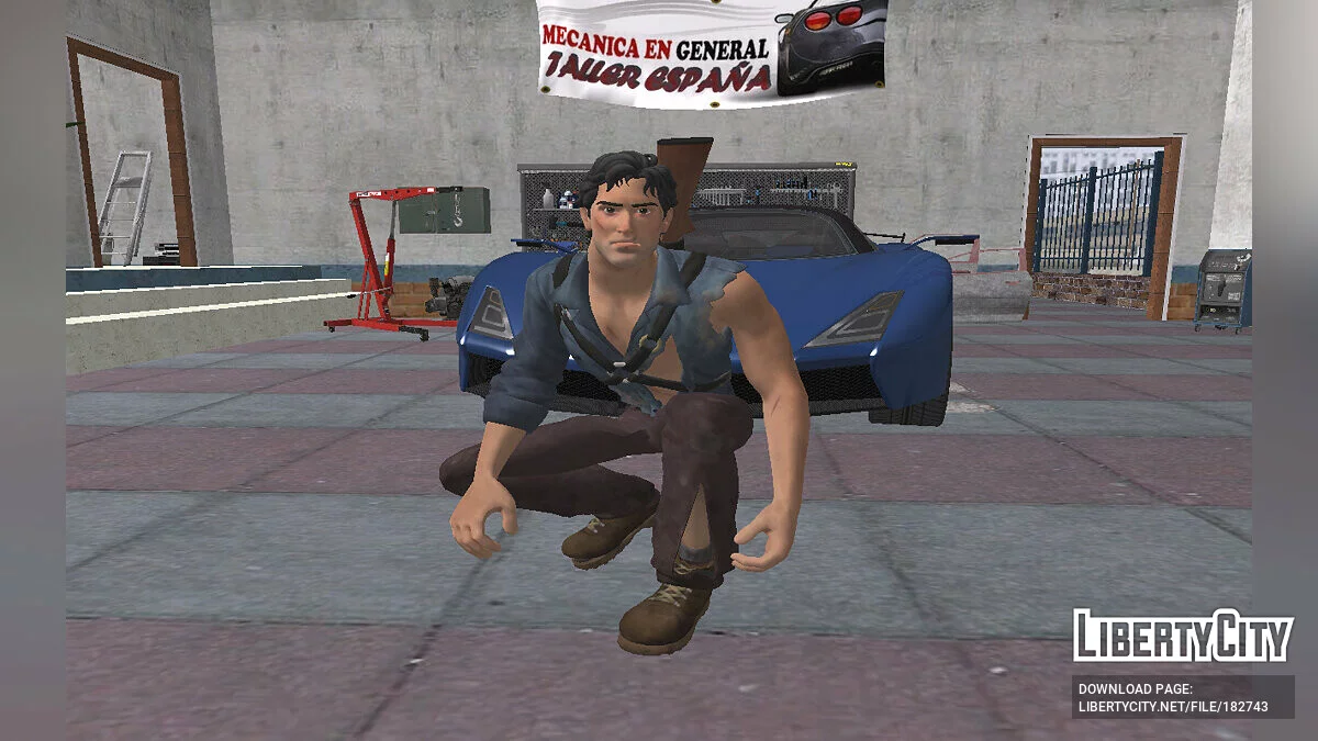 Эш Уильямс из Fortnite / GTA San Andreas