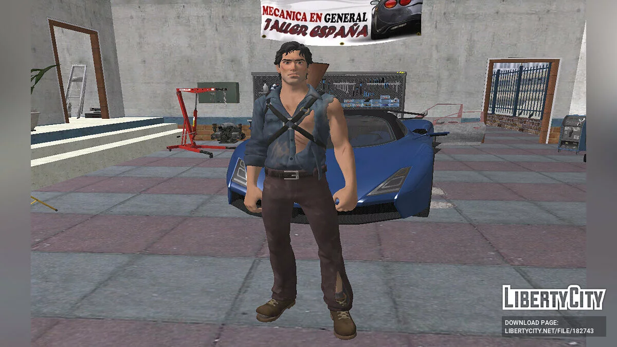 Эш Уильямс из Fortnite / GTA San Andreas