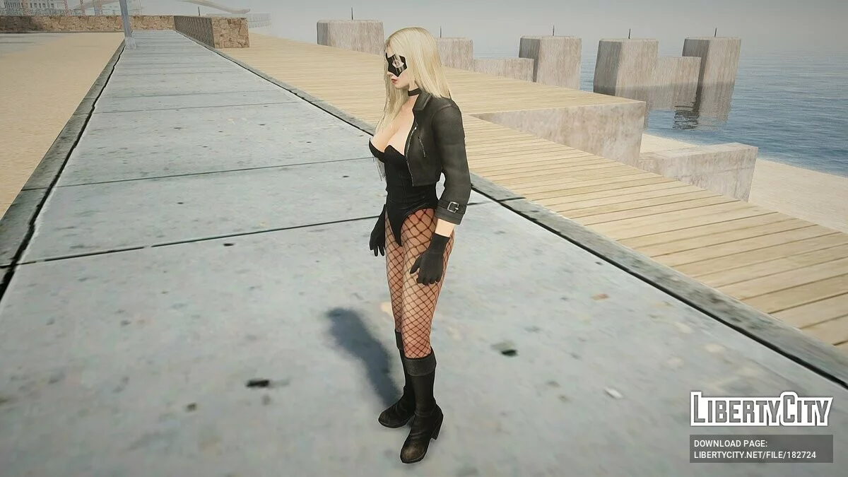Гелена Дуглас у образі Чорної Канарейки / GTA San Andreas