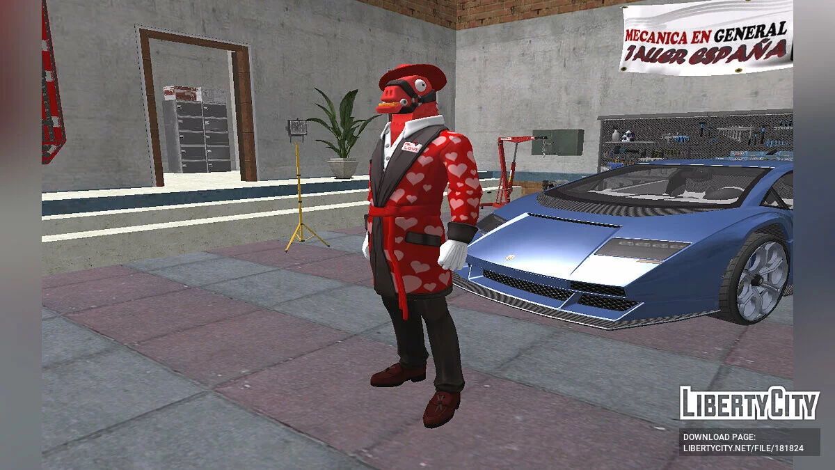 Lovelace aus Fortnite / GTA San Andreas