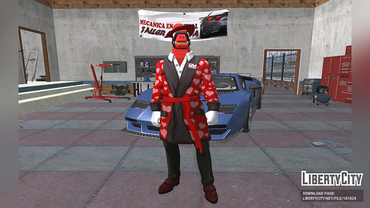 Lovelace aus Fortnite / GTA San Andreas