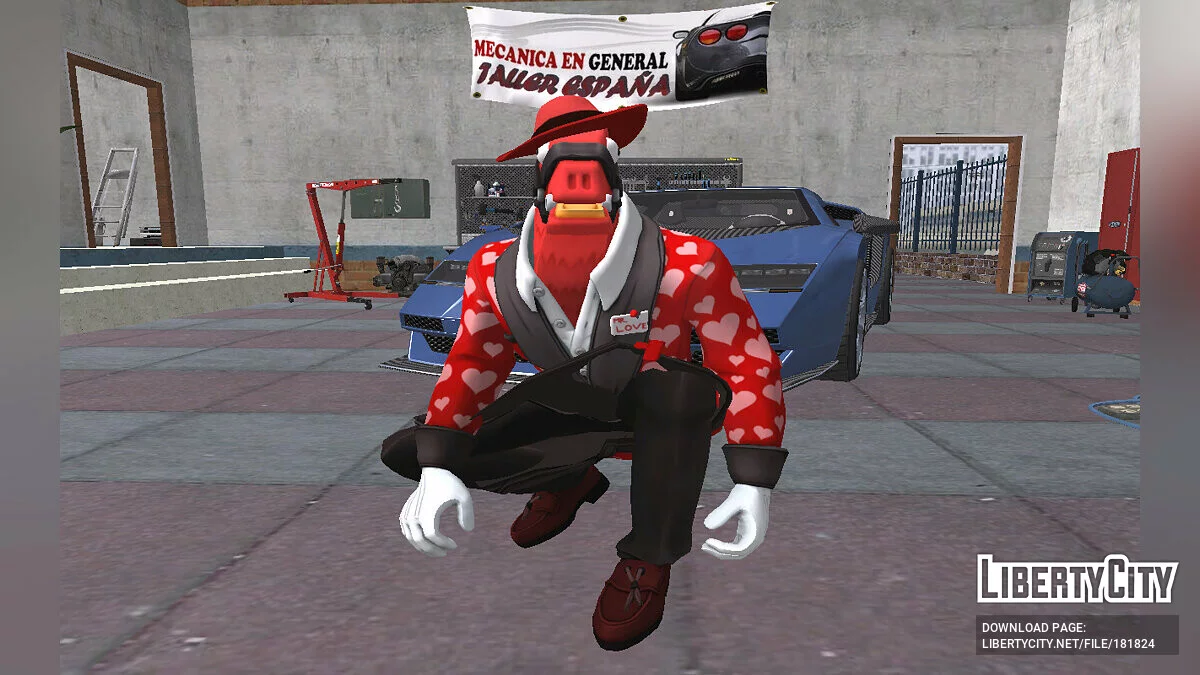 Lovelace aus Fortnite / GTA San Andreas