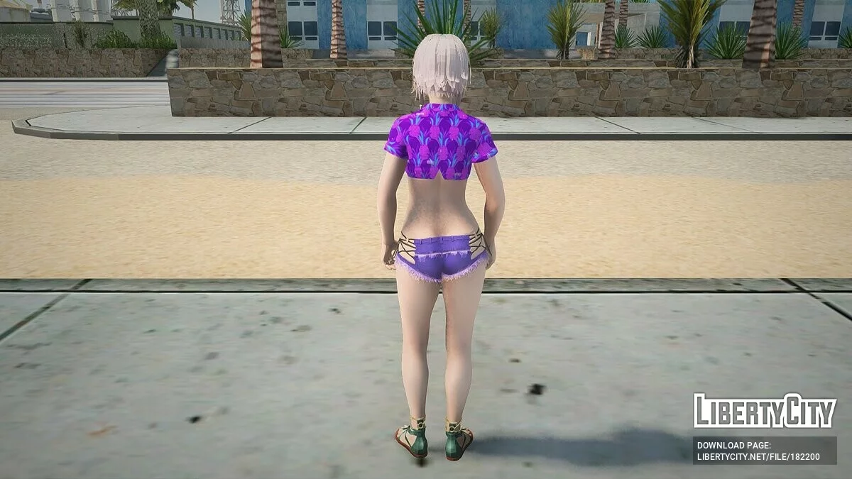 Luna in a sexy outfit / GTA San Andreas