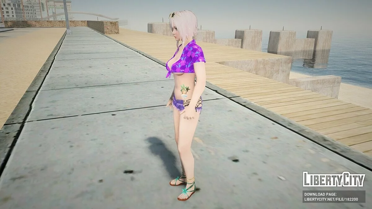 Luna in a sexy outfit / GTA San Andreas