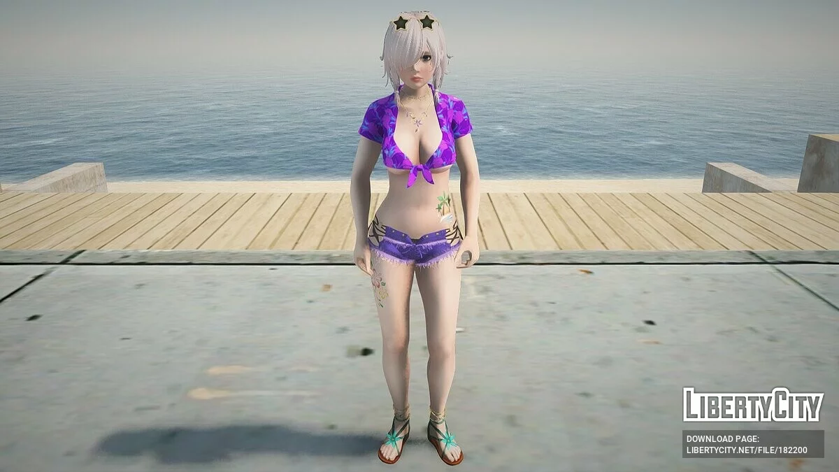 Luna in a sexy outfit / GTA San Andreas