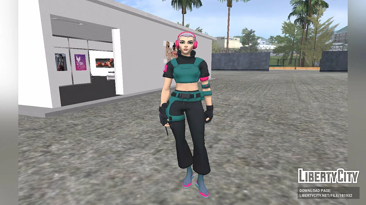 Mel aus Fortnite / GTA San Andreas