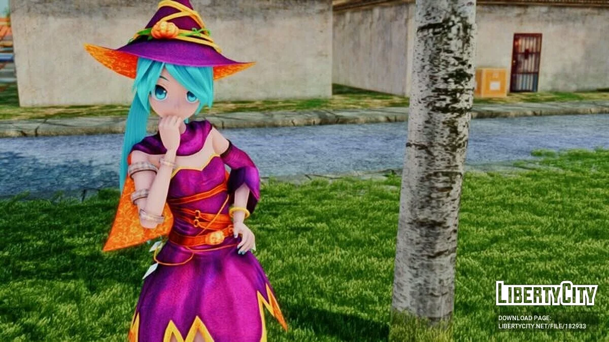 Miku Hatsune - Halloween / GTA San Andreas