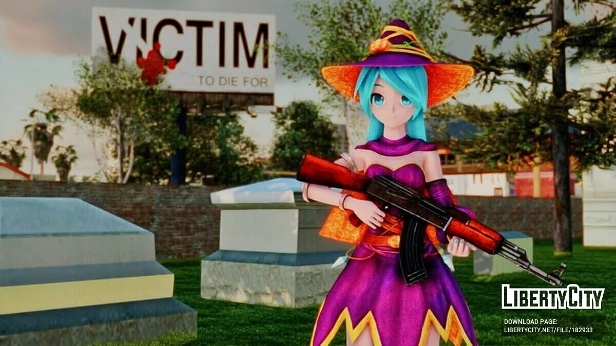 Miku Hatsune - Halloween / GTA San Andreas