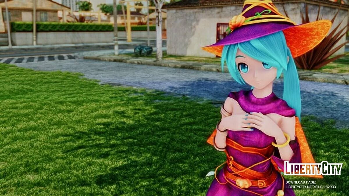 Miku Hatsune - Halloween / GTA San Andreas