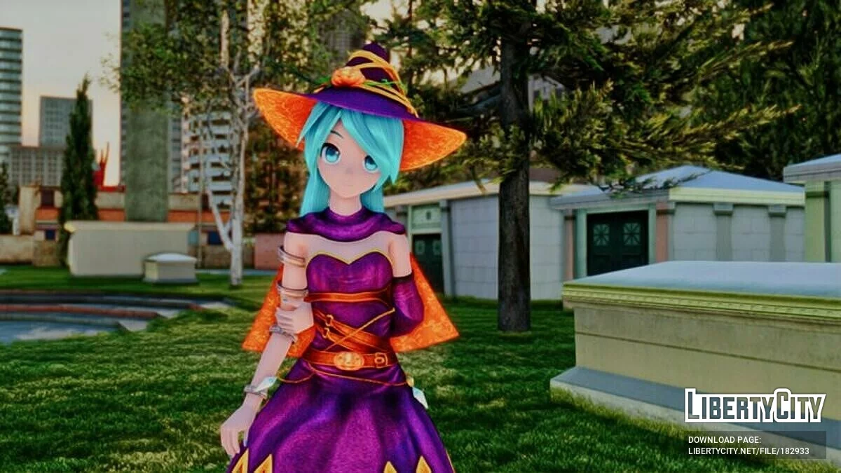 Miku Hatsune - Halloween / GTA San Andreas
