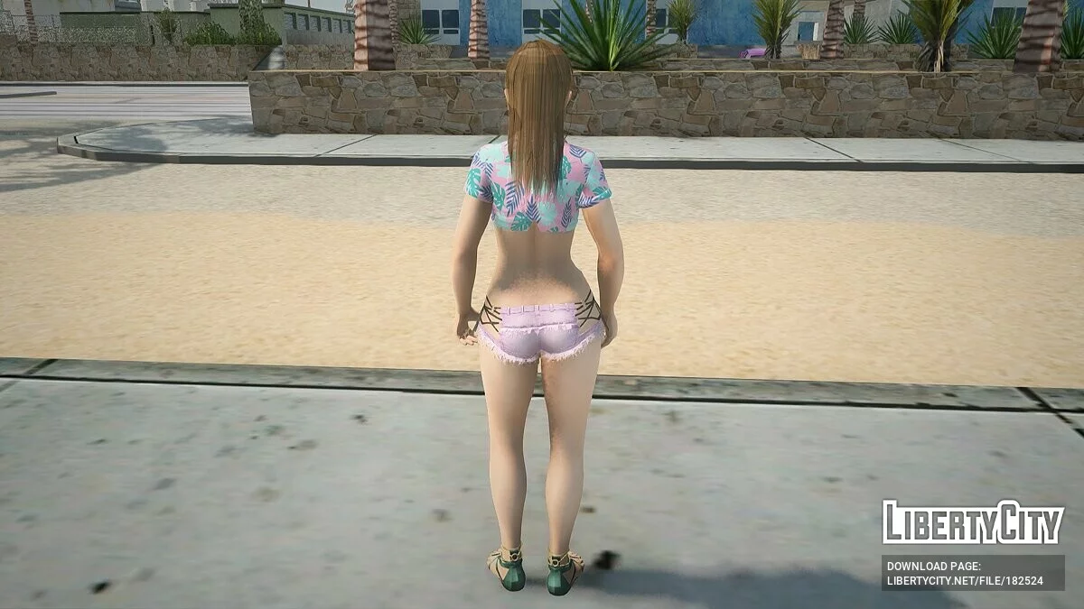 Мисаки в сексуальном наряде / GTA San Andreas