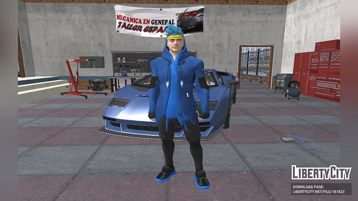 Ninja aus Fortnite / GTA San Andreas