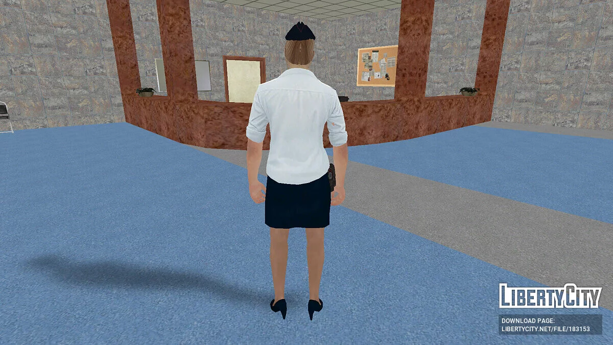 Підполковник Дорожньо-Патрульної Служби (жінка ДПС) / GTA San Andreas