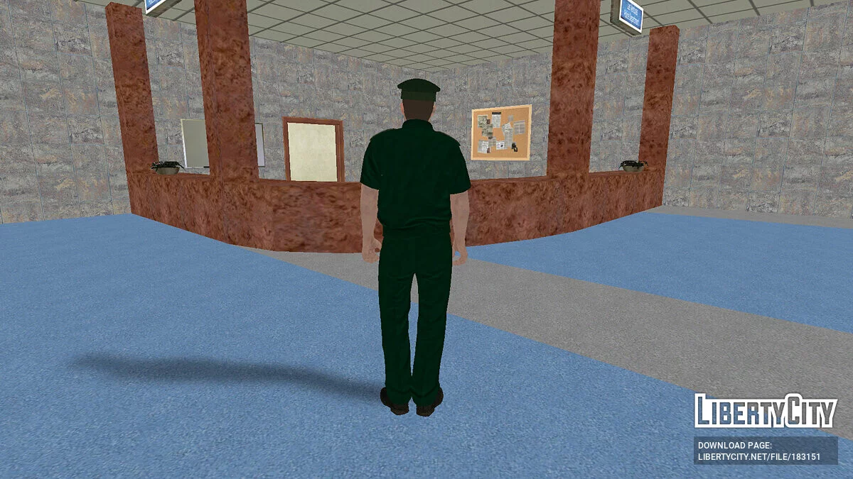 国防部中校身着办公制服 / GTA San Andreas
