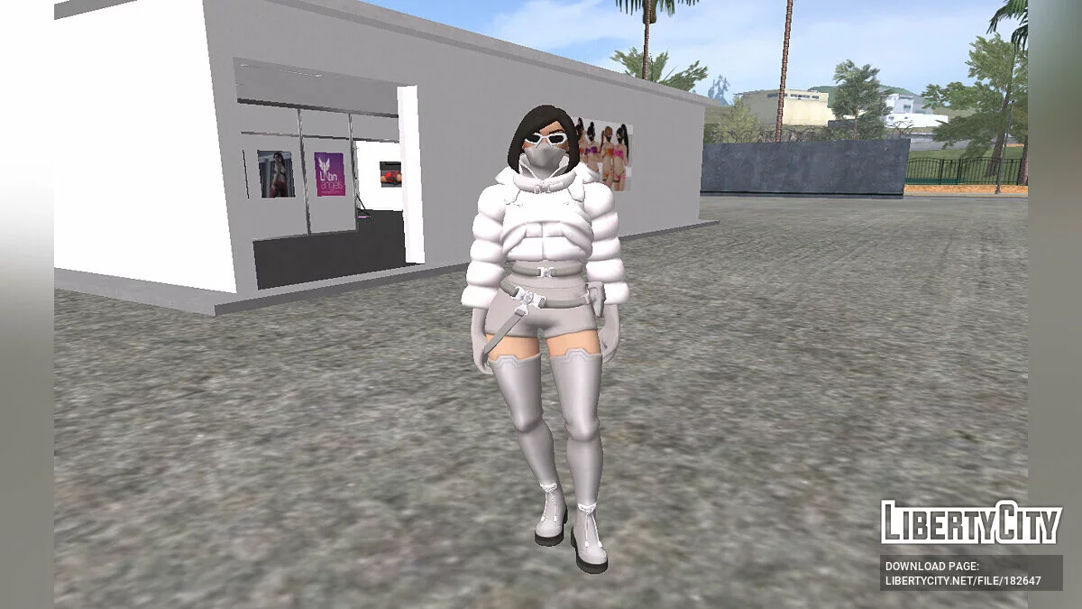 来自 Fortnite 的 Renee / GTA San Andreas