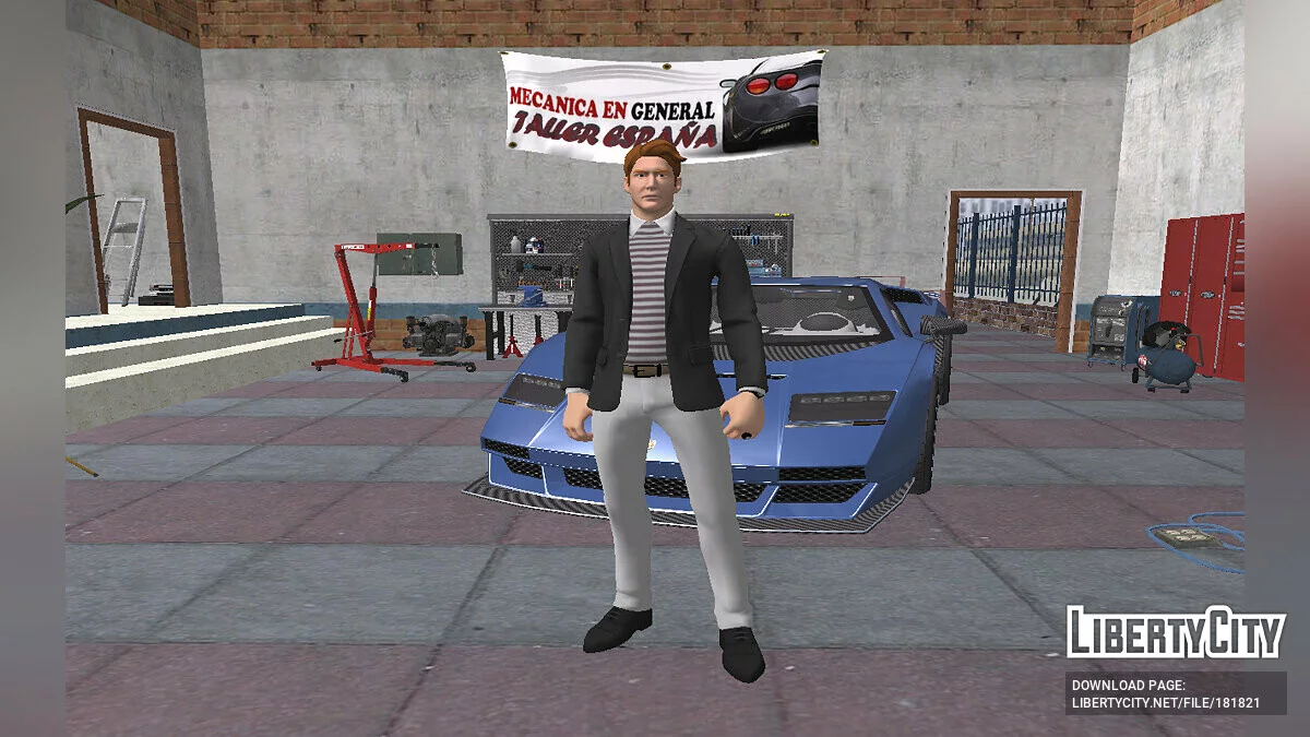 Rick Astley aus Fortnite / GTA San Andreas