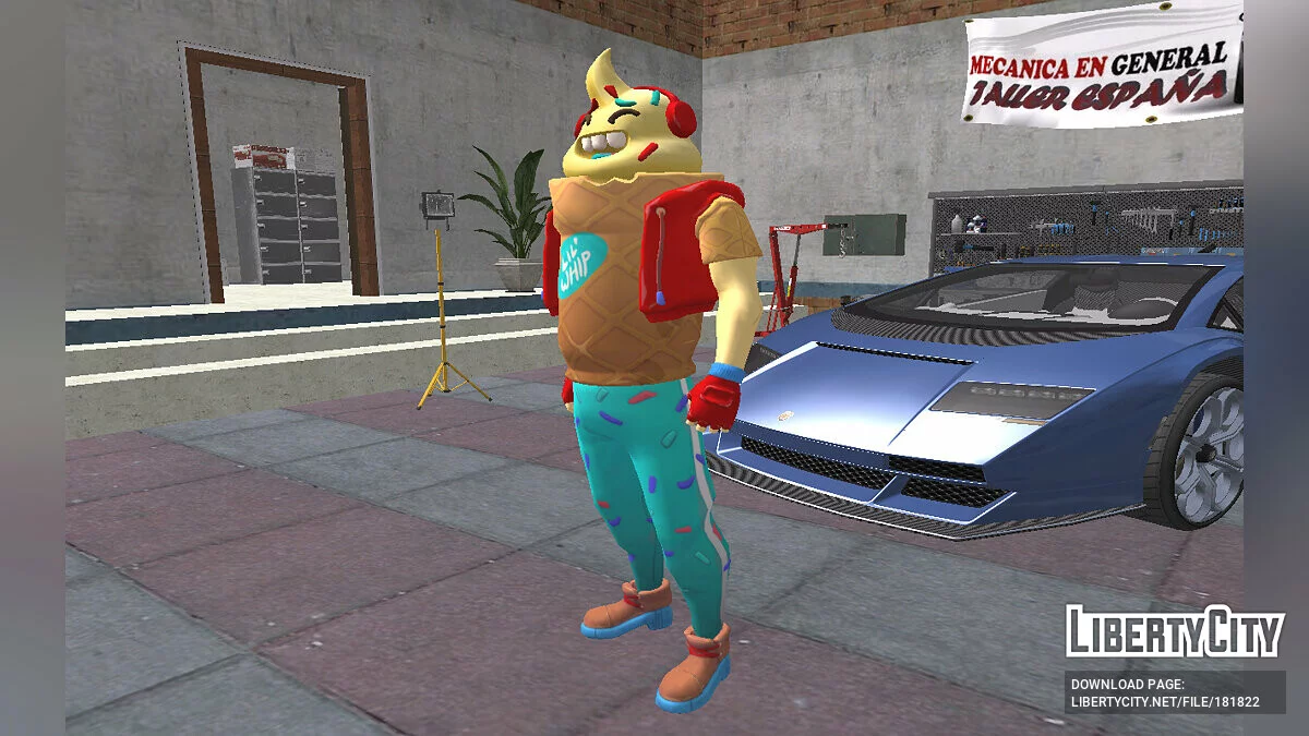 Hörnchen aus Fortnite / GTA San Andreas