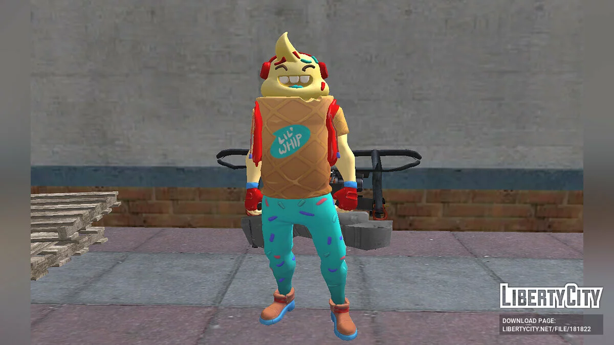 Hörnchen aus Fortnite / GTA San Andreas