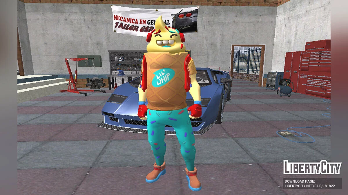 Hörnchen aus Fortnite / GTA San Andreas