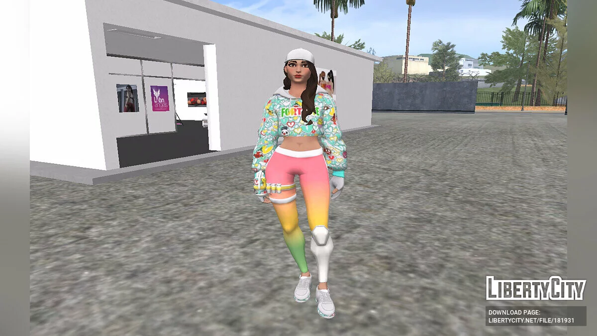 Ruby from Fortnite / GTA San Andreas