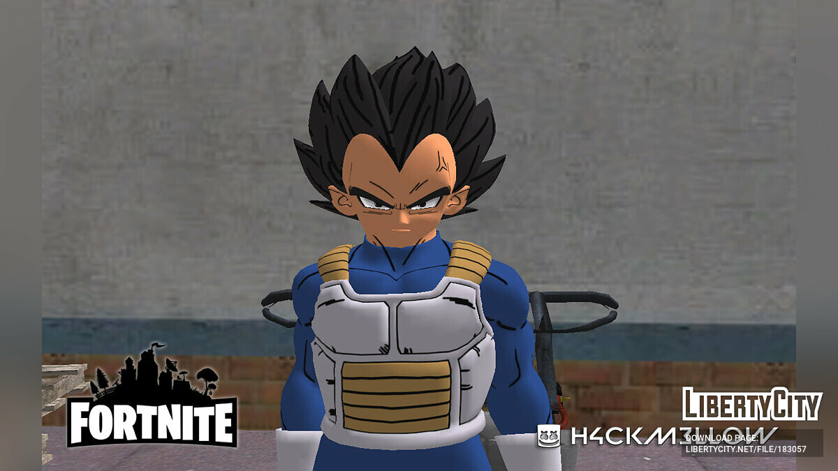 Download Vegeta from Fortnite for GTA San Andreas