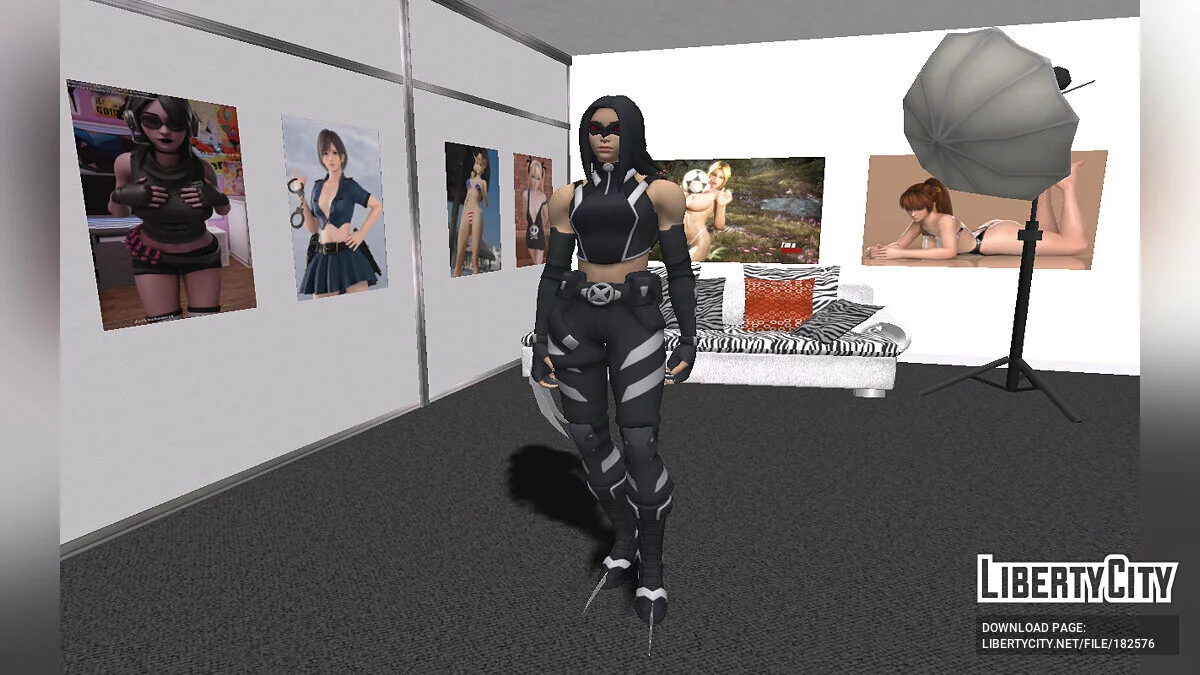 X-23 из Fortnite / GTA San Andreas