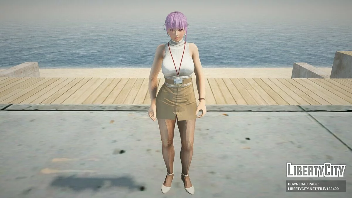 绫音在办公室服装 / GTA San Andreas