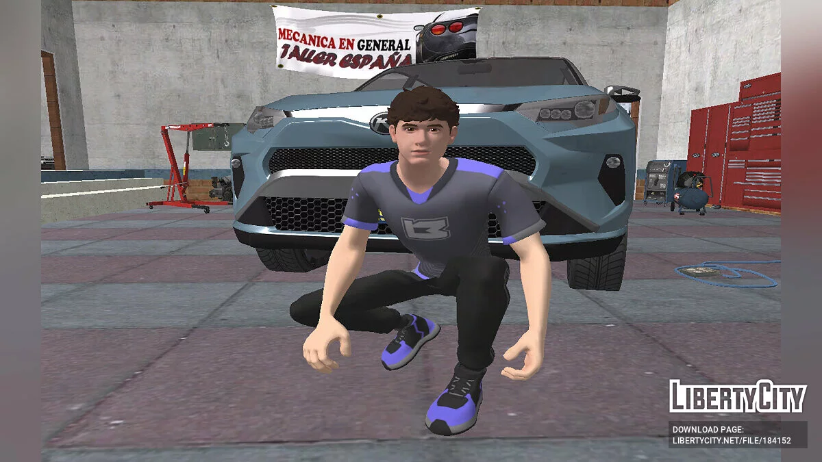 Bugha de Fortnite / GTA San Andreas