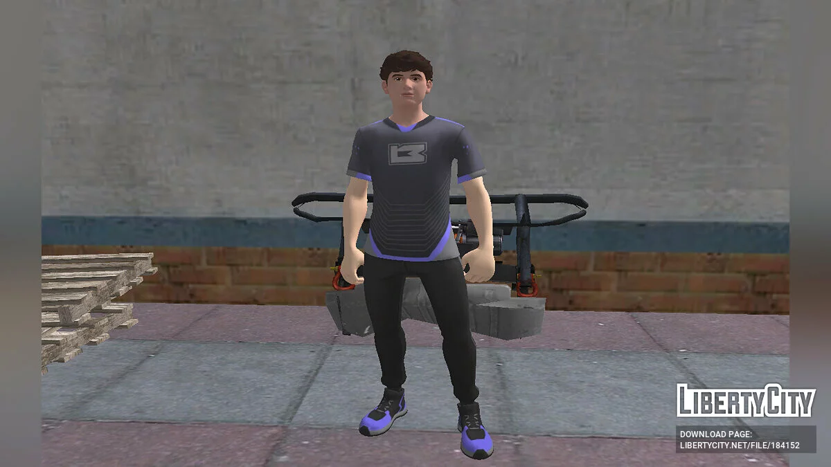 Bugha de Fortnite / GTA San Andreas
