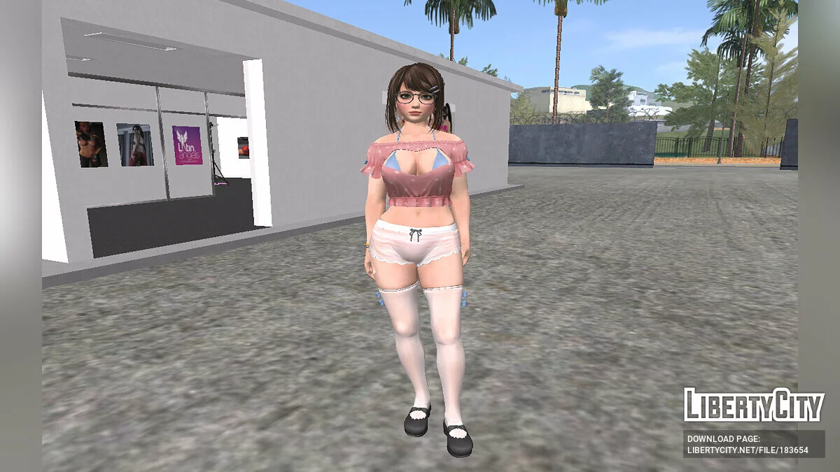 Tsukushi in a sexy outfit / GTA San Andreas