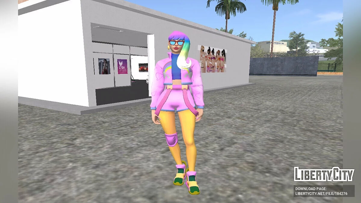 来自 Fortnite 的 Dawn / GTA San Andreas