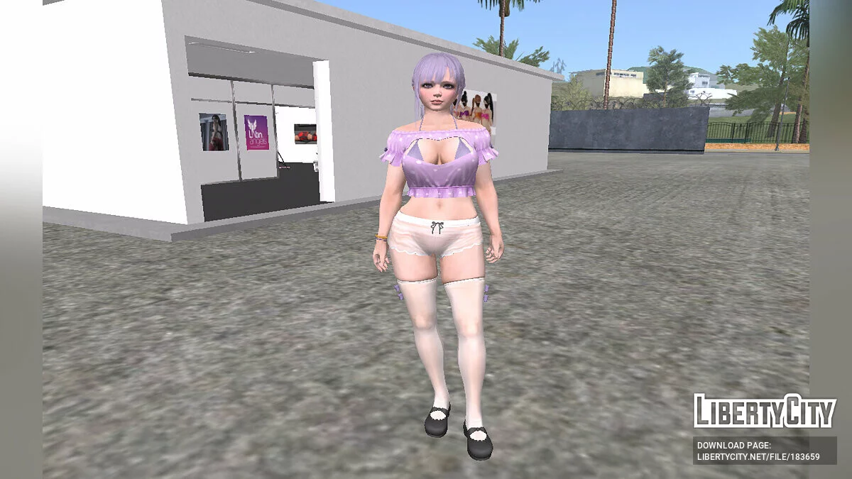 Fiona in a sexy outfit / GTA San Andreas