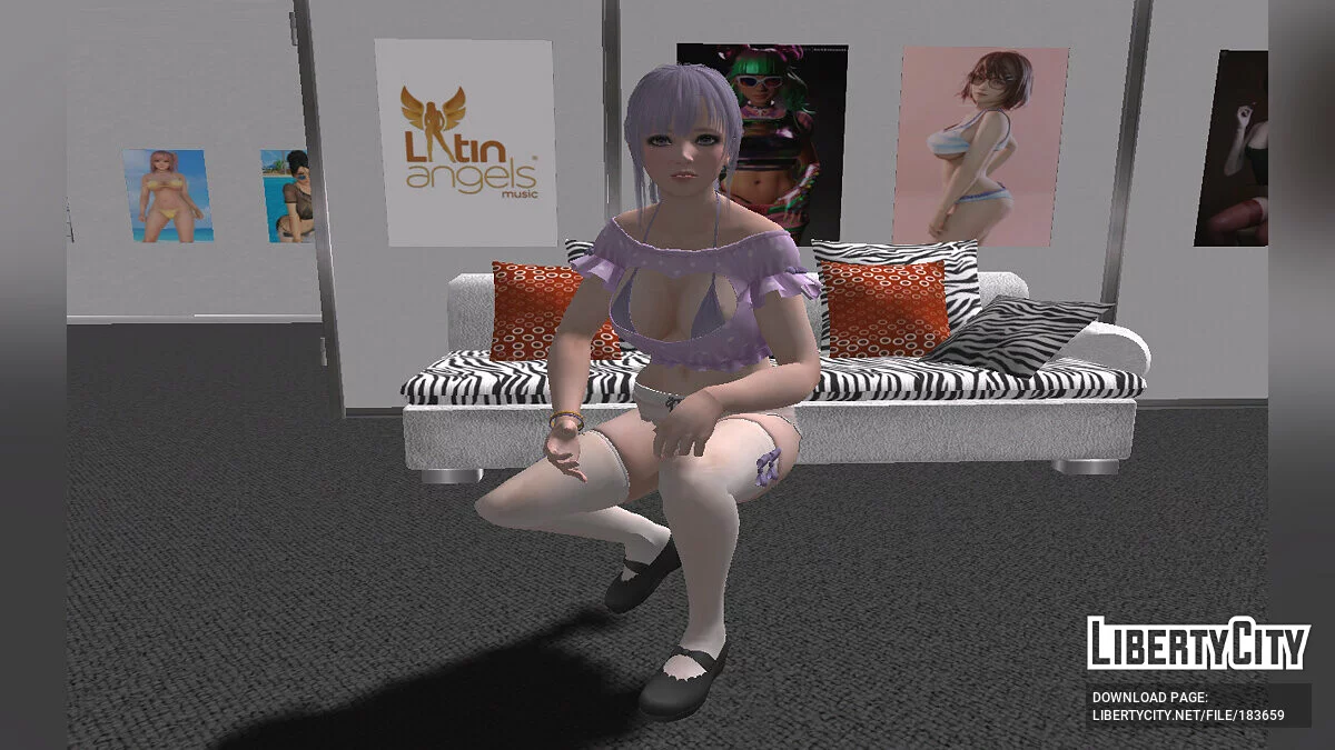Fiona in a sexy outfit / GTA San Andreas