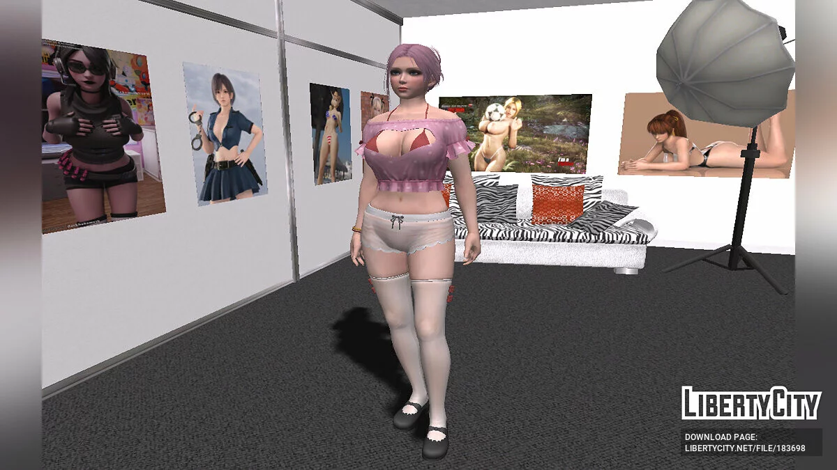 Elise dalam Pakaian Seksi / GTA San Andreas