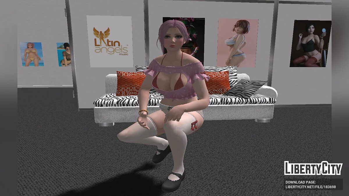 Elise dalam Pakaian Seksi / GTA San Andreas