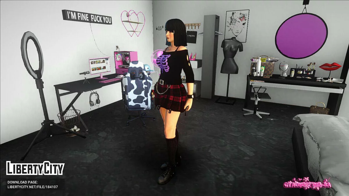 Hitomi Kawaii Gótica / GTA San Andreas