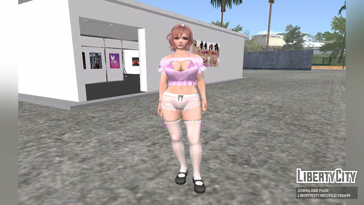 Honoka dalam pakaian seksi / GTA San Andreas