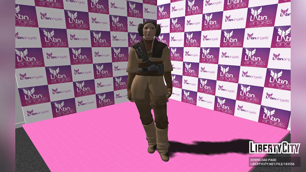Leia Organa Boushh Disguise de Fortnite / GTA San Andreas