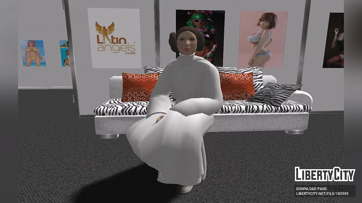 Leia Organa de Fortnite / GTA San Andreas
