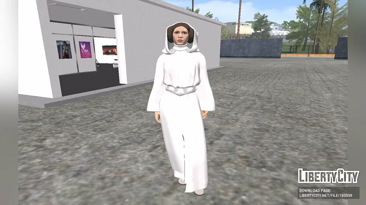 Leia Organa de Fortnite / GTA San Andreas