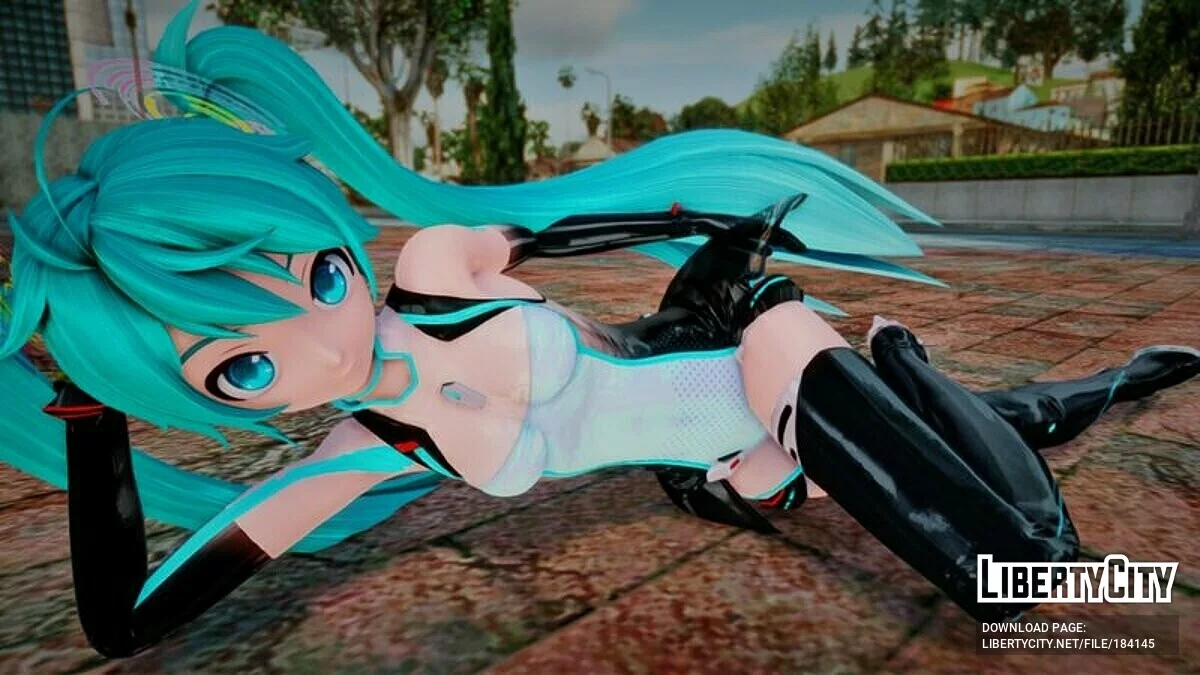 Miku Hatsune In a sexy outfit / GTA San Andreas