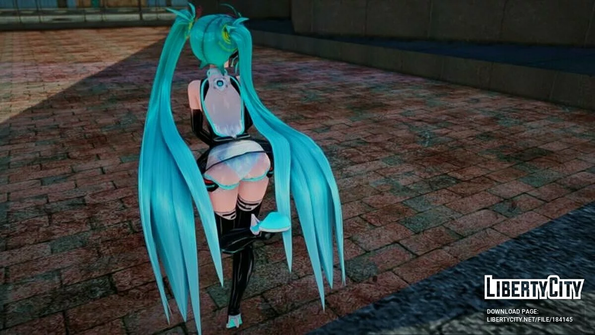 Miku Hatsune In a sexy outfit / GTA San Andreas