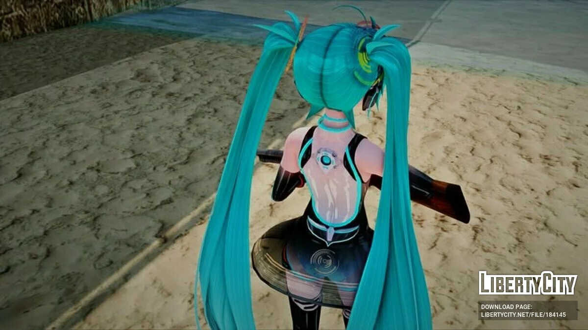 Miku Hatsune In a sexy outfit / GTA San Andreas