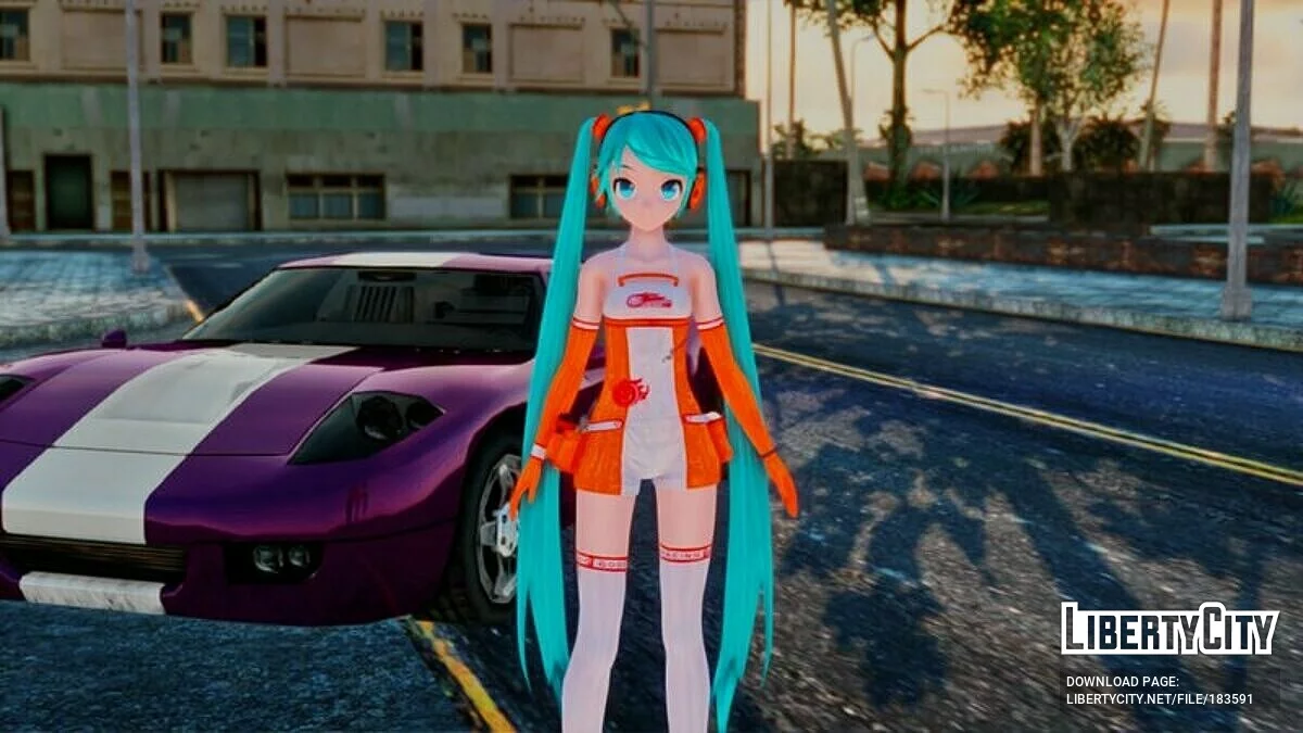 Miku Hatsune - Pilote de course / GTA San Andreas