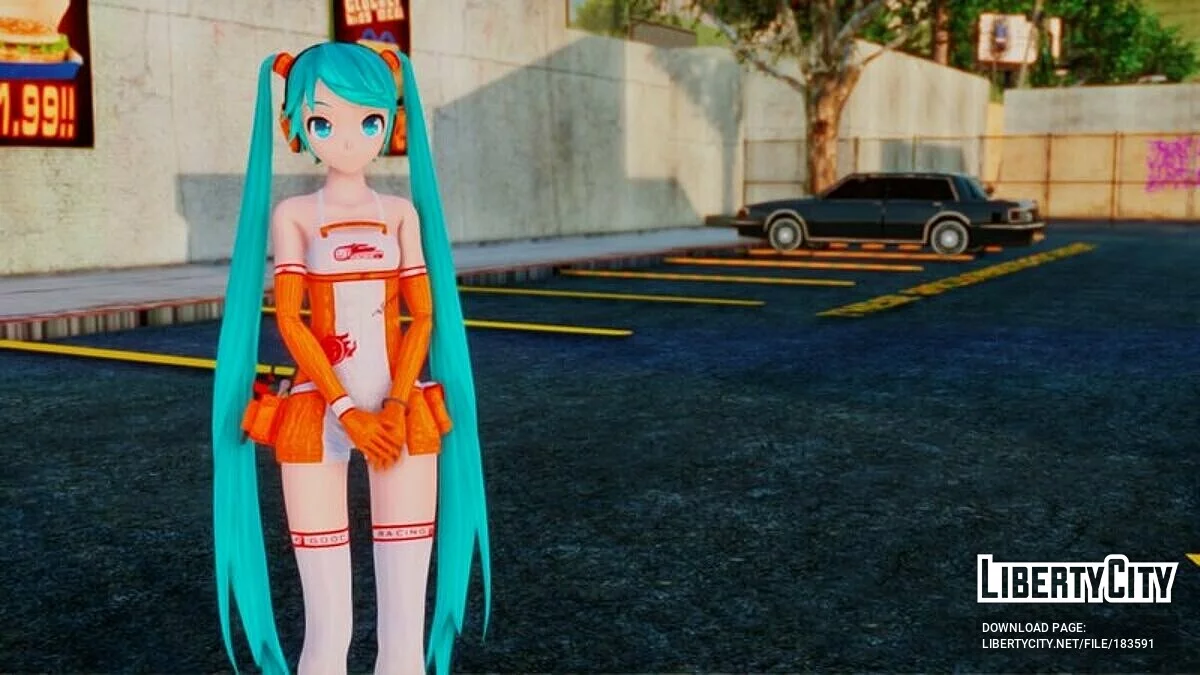 Miku Hatsune - Pilote de course / GTA San Andreas