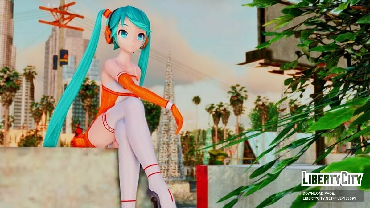 Miku Hatsune - Pilote de course / GTA San Andreas