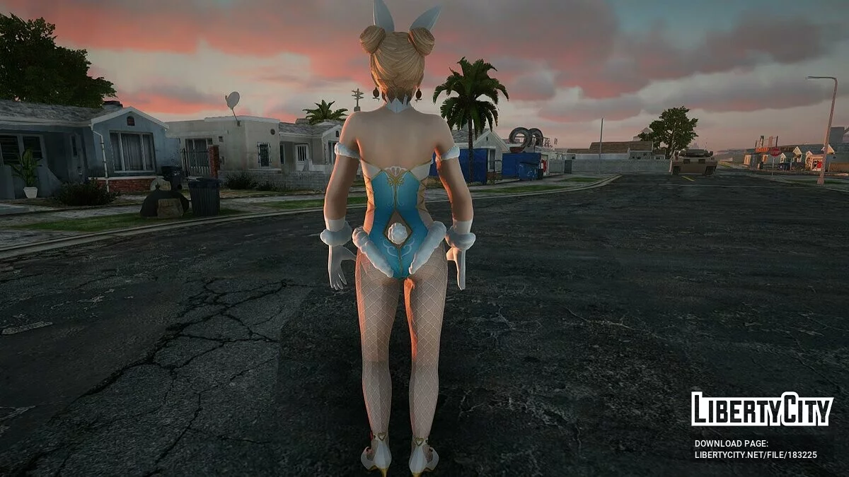 Marie Rose con un traje de conejita sexy / GTA San Andreas