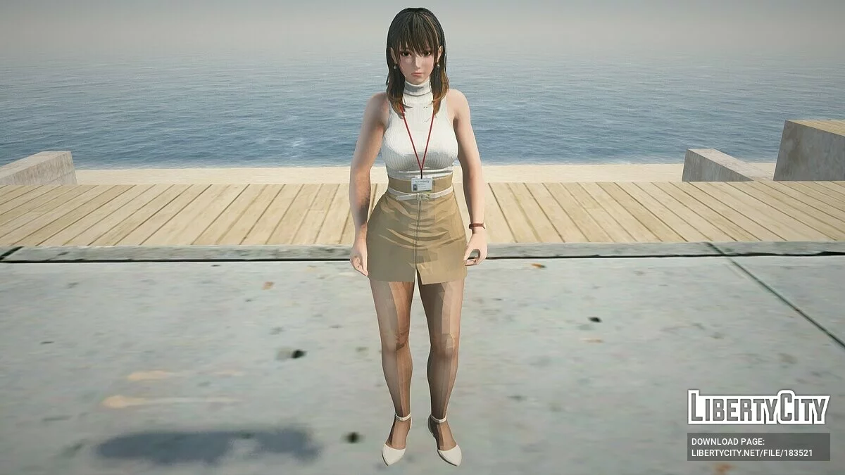 Nanami in office wear / GTA San Andreas